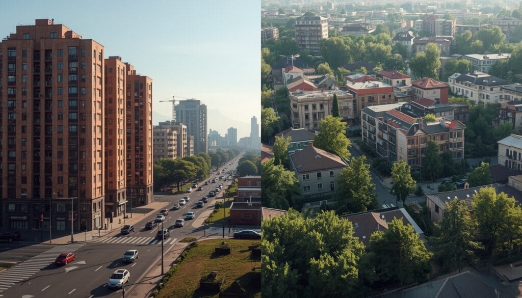 բնակարան Երևանում թե մարզերում համեմատություն