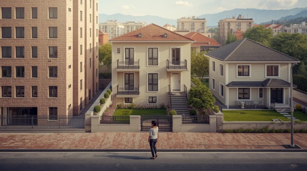 բնակարան, տուն թե թաունհաուս